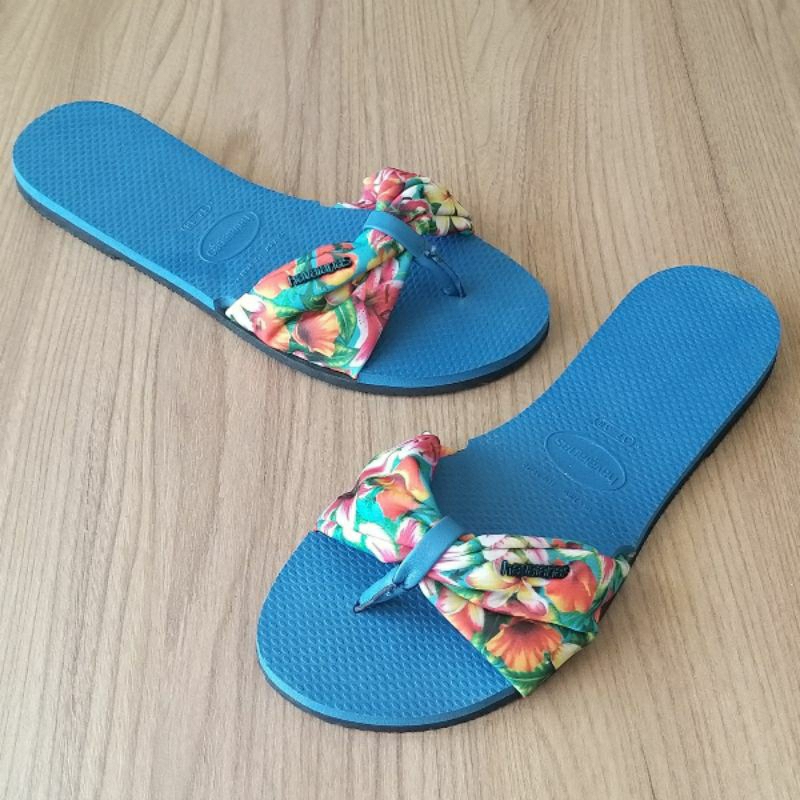 Rasteirinha best sale havaianas tecido