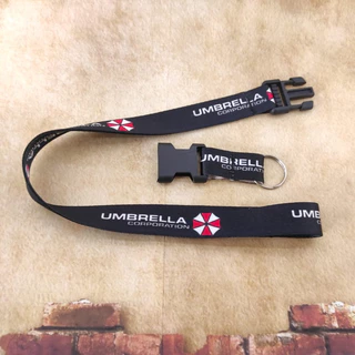 Umbrella Corporation Resident Evil Cordão Chaveiro com engate Rápido Chaveiro