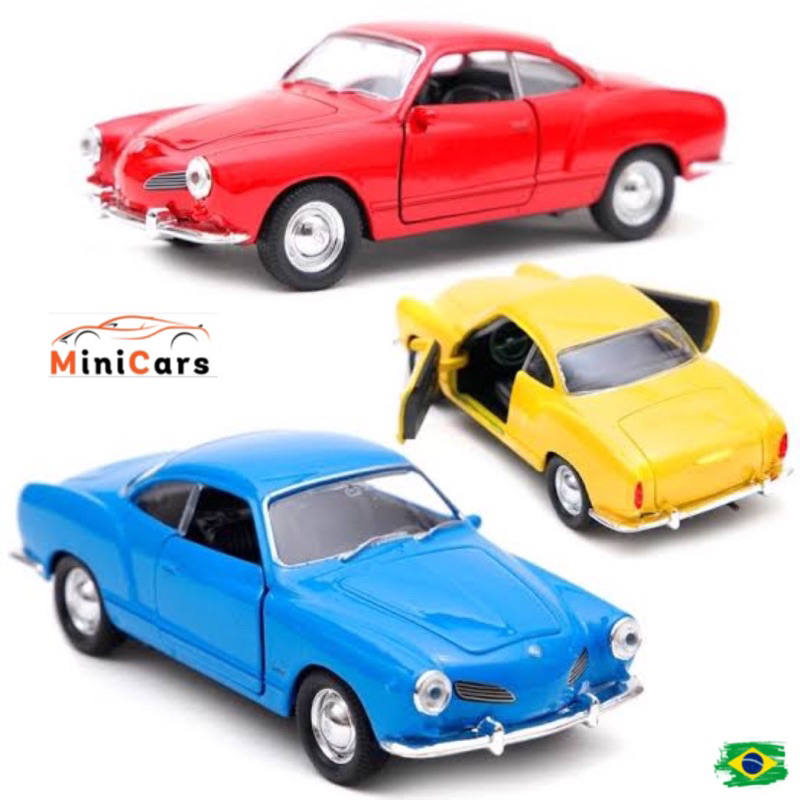 Miniatura Volkswagen Karmann Ghia Várias Cores | Shopee Brasil