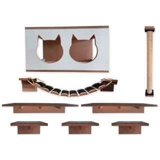 Playground Parquinho para gatos Grandes Bengal Maine Coon com arranhador