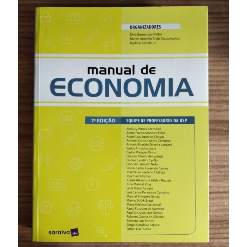 Livro Manual de Econômia 7° Edição 2017