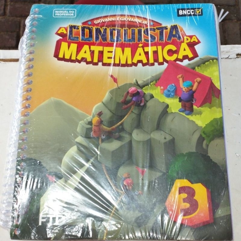 A conquista da matemática 3 ano livro do professor novo | Shopee Brasil