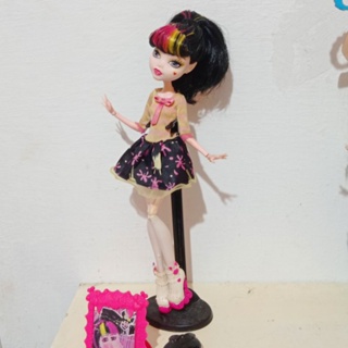 Mattel - Monster High - Boneco articulado Monster High com acessórios de  moda e mascote ㅤ, BONECAS MONSTER HIGH