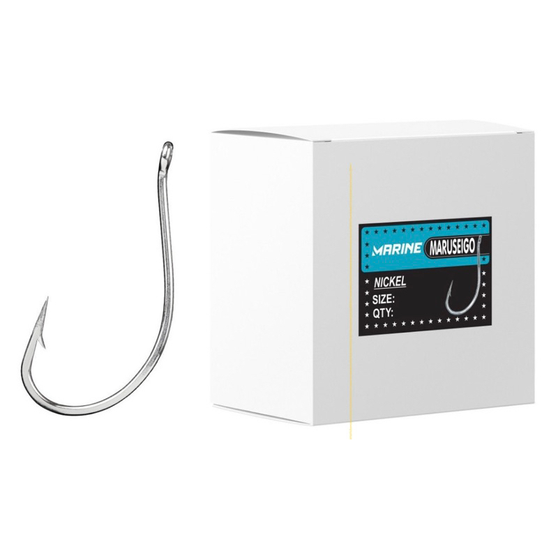 Anzol Maruseigo Nickel Caixa com 100 OU 50 Unidades Marine Sport