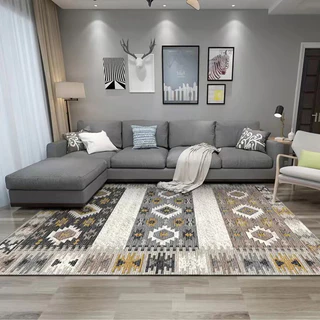 Tapete Para Sala 200x240 grande belga Emborrachado Antiderrapante Quarto Promoção
