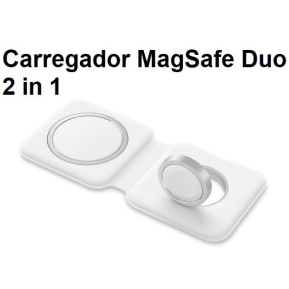 Carregador Magsafe Duo Charger 20W Sem Fio Por Indução 2 in 1