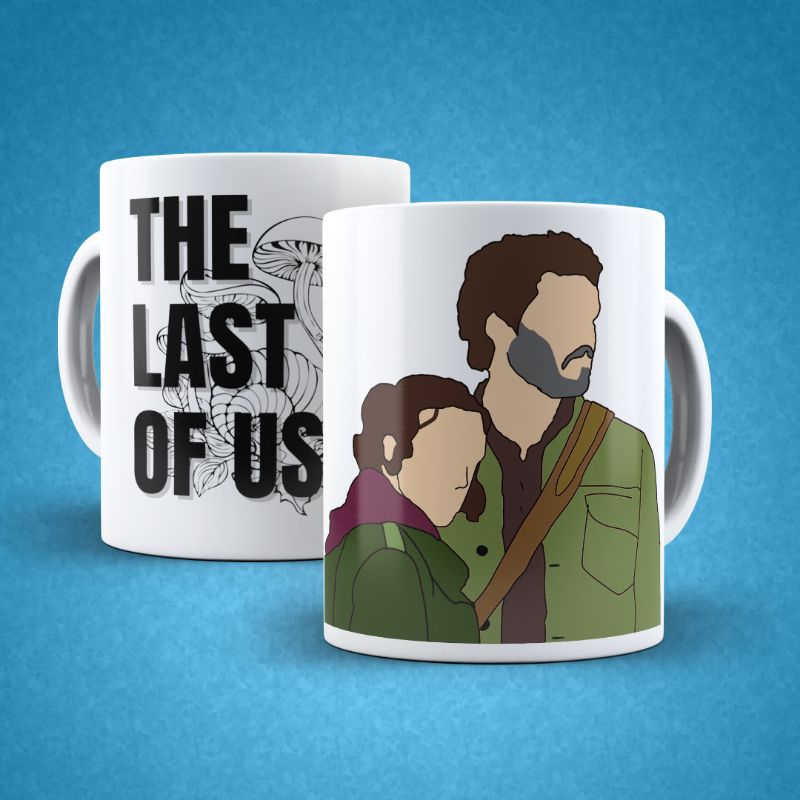 Xicara the last of us 2 joel morre tlou personalizada preta