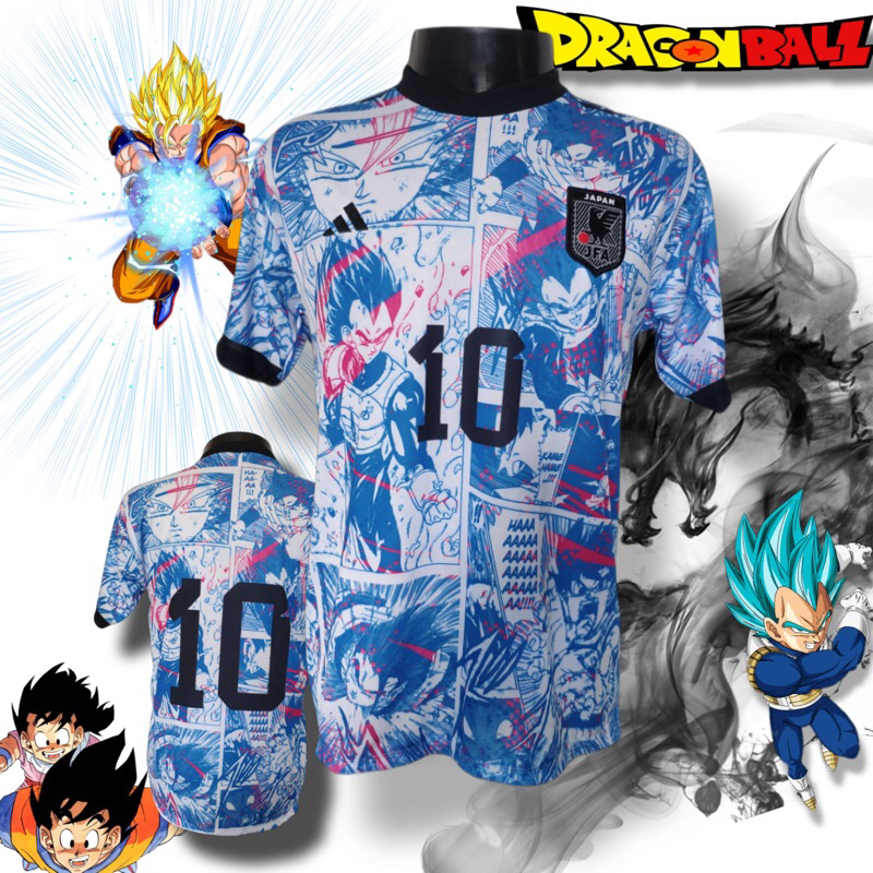 Camisa Do Japão Dragon Ball Z Temática / Blusa Goku e Vegeta Kamehameha Dragão / Seleção Japonesa