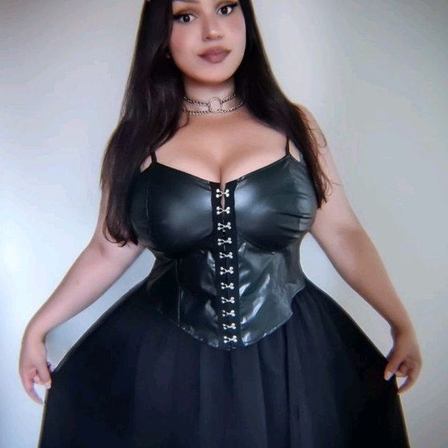 Blusa Couro Fecho Gótica Gothic Punk Alternativa E-girl Plus Size