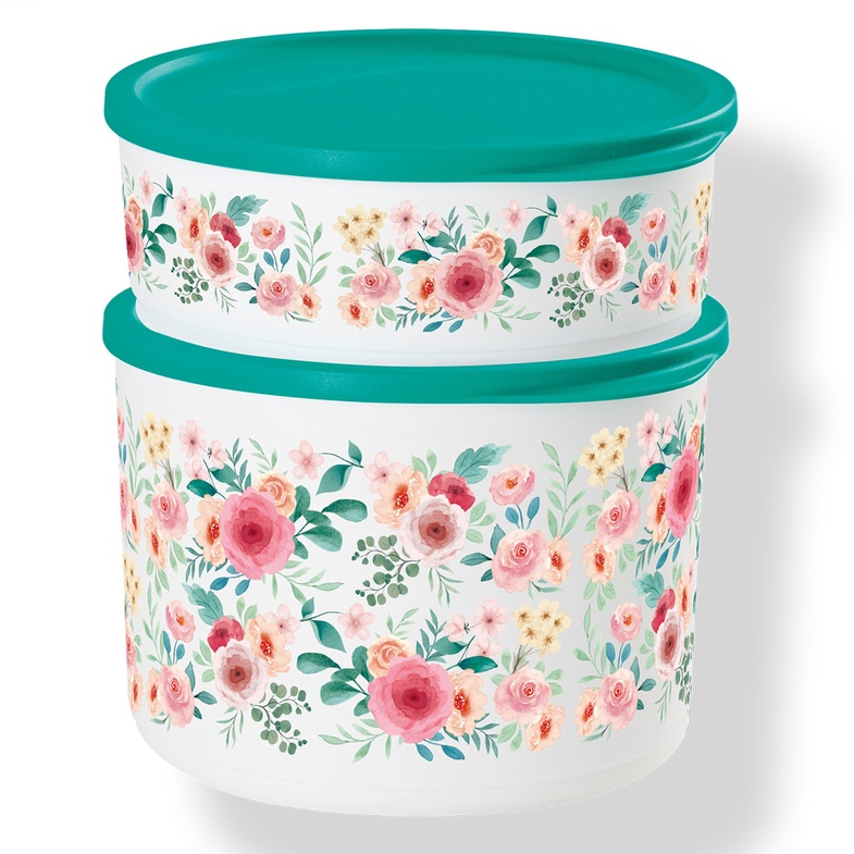 KIT REFRI LINE REDONDO AQUARELA 950ML + 2,1L - TUPPERWARE | Shopee Brasil
