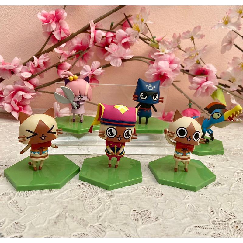 Monster Hunter Felyne velociprey Diary poka poka airu village figure original importado do Japão