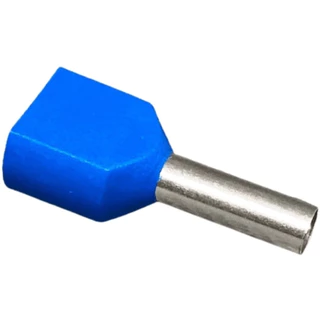 Terminais Elétricos Ilhós Tubular Duplo 2,5mm 100 Pç