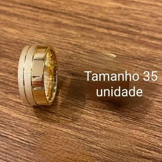 Unidade Alianças Tamanho 35 de Moedas Antiga Trabalhada 8mm