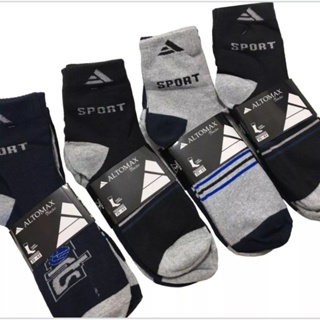 Kit 6 Pares Ou 12 Pares Meia Altomax Cano Longo Grosso