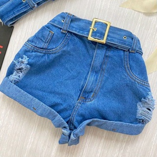 Shorts jeans correntes