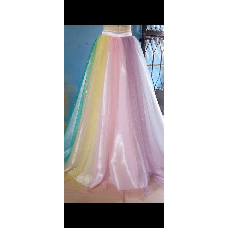 Vestido arco iris sales debutante