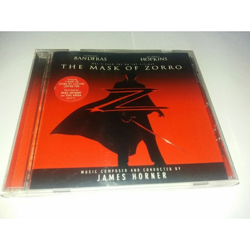 Cd The Mask Of Zorro A Marca Do Zorro Soundtrack 1998 James Horner Importado