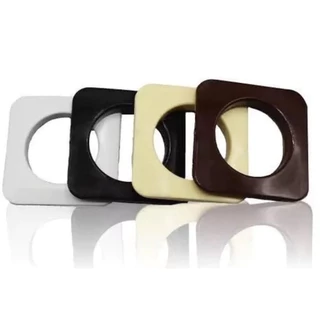 Kit 100 Pares De Ilhós Para Cortina Quadrado 28mm - Cores