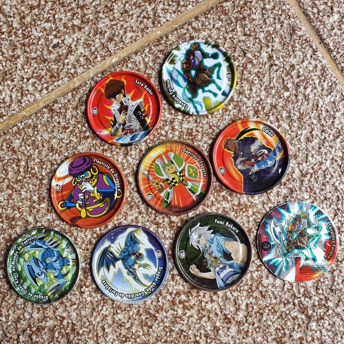 Tazos Yu-Gi-Oh antigos - Colecionáveis Elma Chips