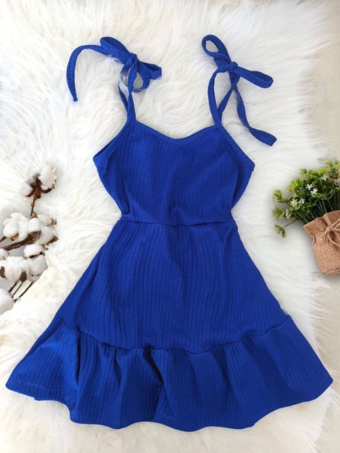 Monroe shimmer ruffle dress in royal blue hotsell