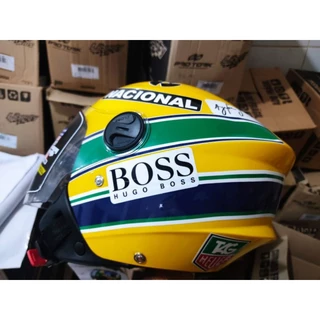 Capacete New liberty tree Adesivado viseira fumê