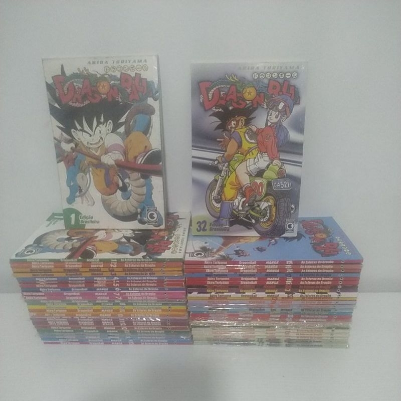 coleção de mangas dragon ball 1 ao 32 conrad mangás para venda avulsa de mangá dragon ball clássico editora conrad manga