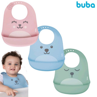 Babador de Silicone com pega migalhas buba