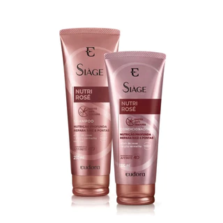 Kit Siàge Nutri Rosé Eudora Shampoo + Condicionador