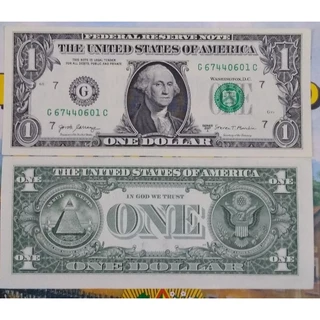 Cédula de 1 dollar F.E - original. Cambiável - (EUA) - 2017 Letra B