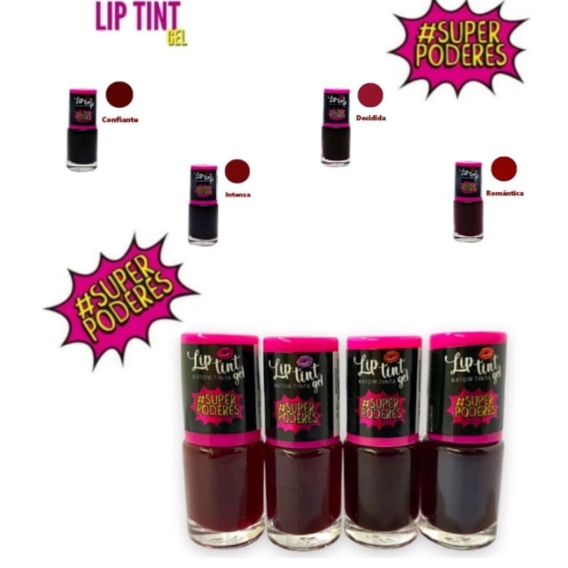 Lip Tint Gel Super Poderes Shopee Brasil