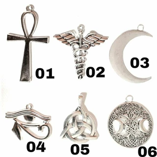 Pingentes AVULSOS [G] pingente Ankh, Caduceu, Lua Grande, Olho de Hórus, Triqueta DARK, Witch Tree, Árvore da vida celta, witch, wicca, old religion, pagã, pagão, wiccan, simbolo, simbolismo esotérico, amuleto