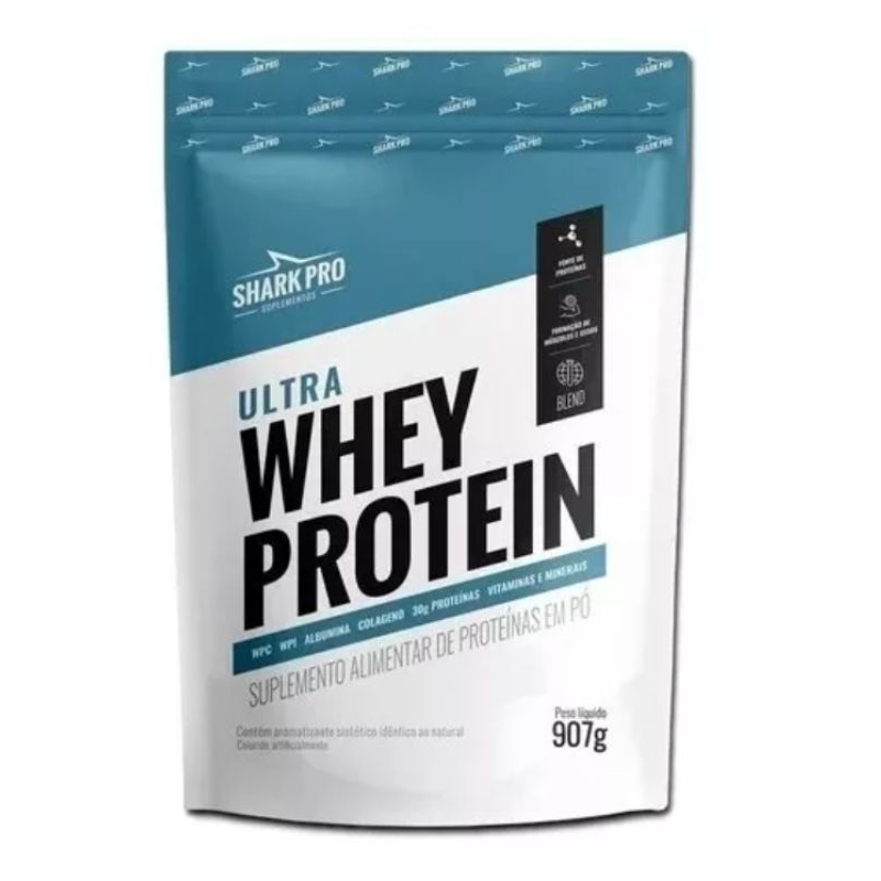 Whey Protein Ultra Whey 900g Refil Shark Pro