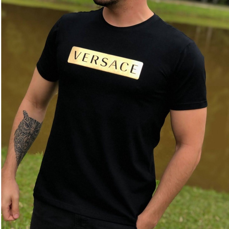 Camiseta Masculina Premium P ao G3 de Algodão Fio 30.1 - Camisa Padrão Shopping