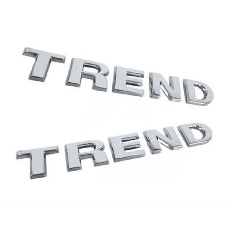 emblema letreiro linha Volkswagen Trend G3 gol Fox SpaceFox peça cromada fita 3M