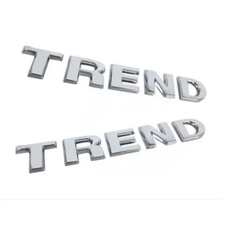 emblema letreiro linha Volkswagen Trend G3 gol Fox SpaceFox peça cromada fita 3M