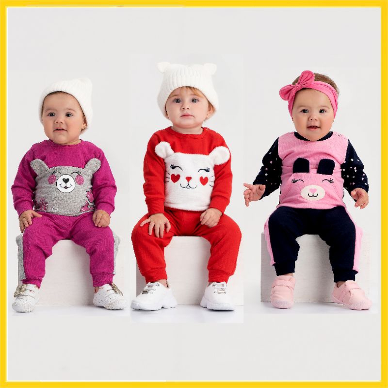 Roupa De Bebê Fofo Com Estampa De Anime 2 Peças - Conjunto De Moletom  Casual Infantil Com Calça Para Outono Inverno - Temu Portugal