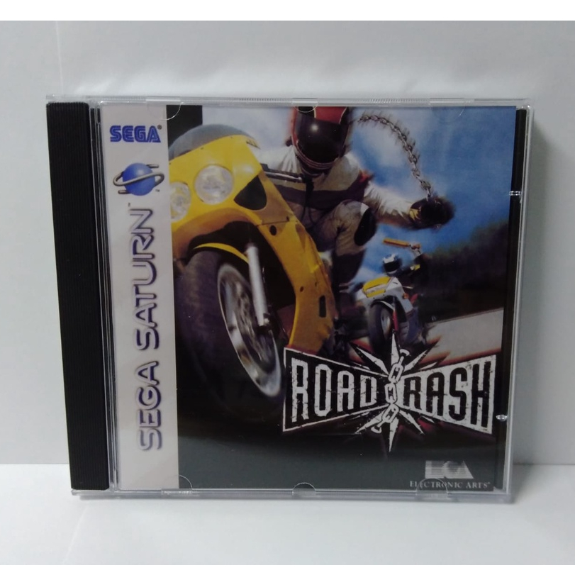 Jeu Road Rash - Version PAL EUR Pour SEGA Saturn | Sans Notice | État Correct, Jouable
