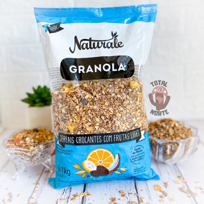 Granola de Frutas Light Naturale 1kg, ENVIO IMEDIATO. Shopee Brasil
