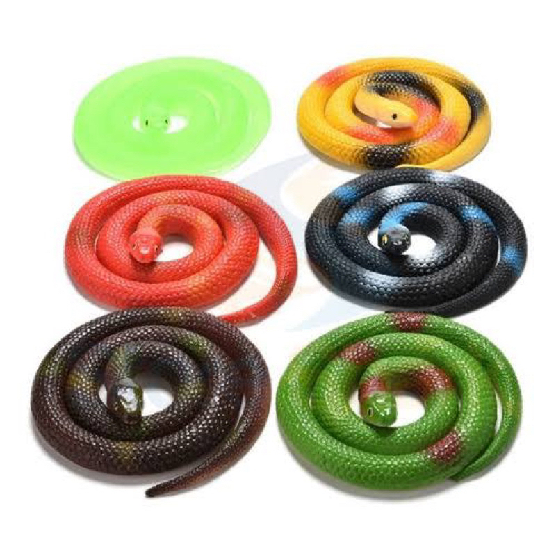 Brinquedo Faz de Conta Cobra Emborrachada Grande 100cm | Shopee Brasil