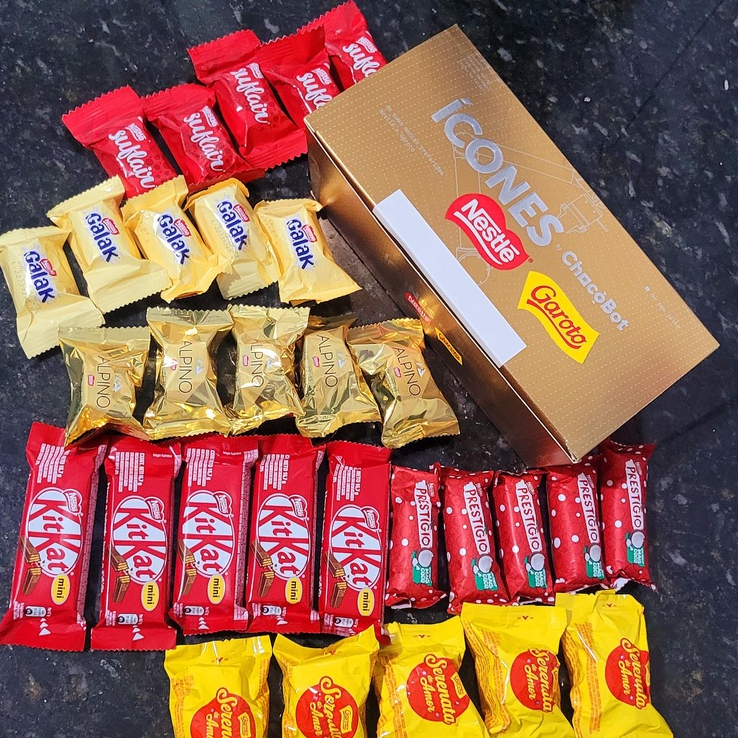Caixa de bombons Nestlé Chocobot