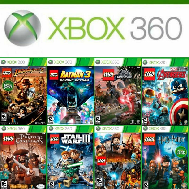 Jogos LEGO em português Xbox 360 Desbloqueado com capinha | Shopee Brasil