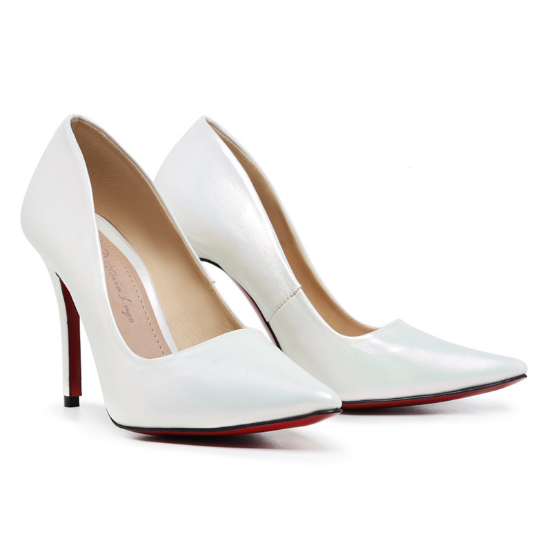 Scarpin hot sale branco barato