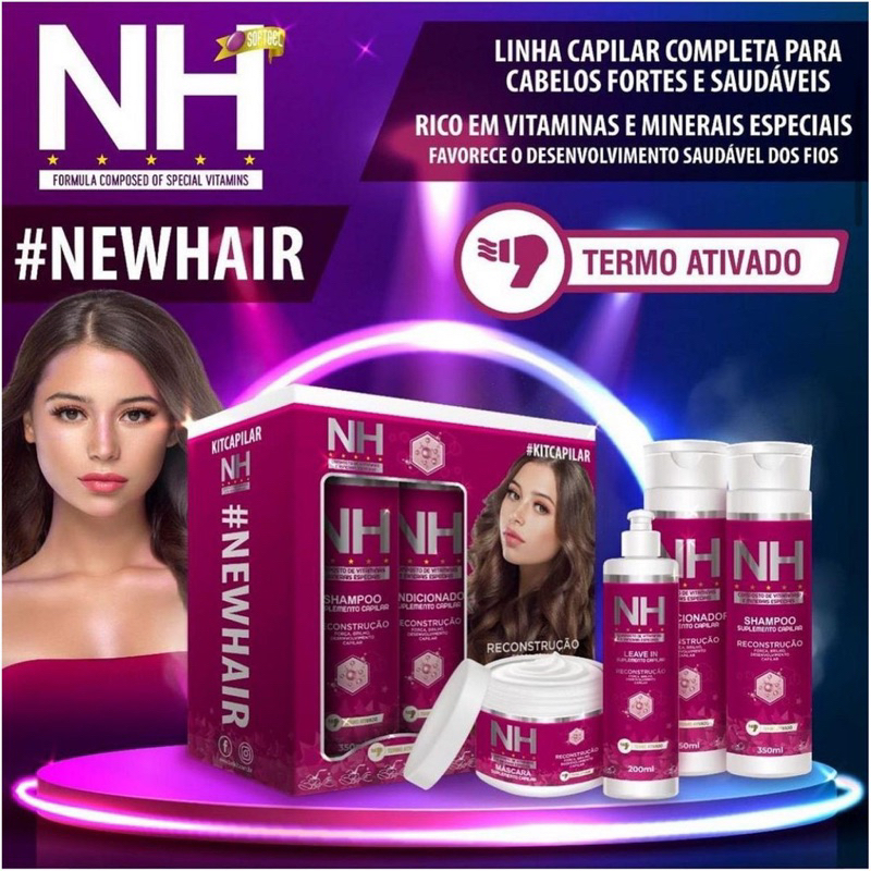 Kit Nh Belkit Kit New Hair Belkit Brk Shopee Brasil