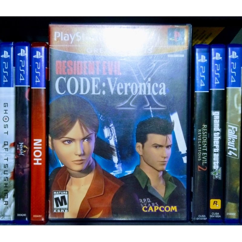 Resident Evil Code Veronica PS2 Original Mídia Física | Shopee Brasil