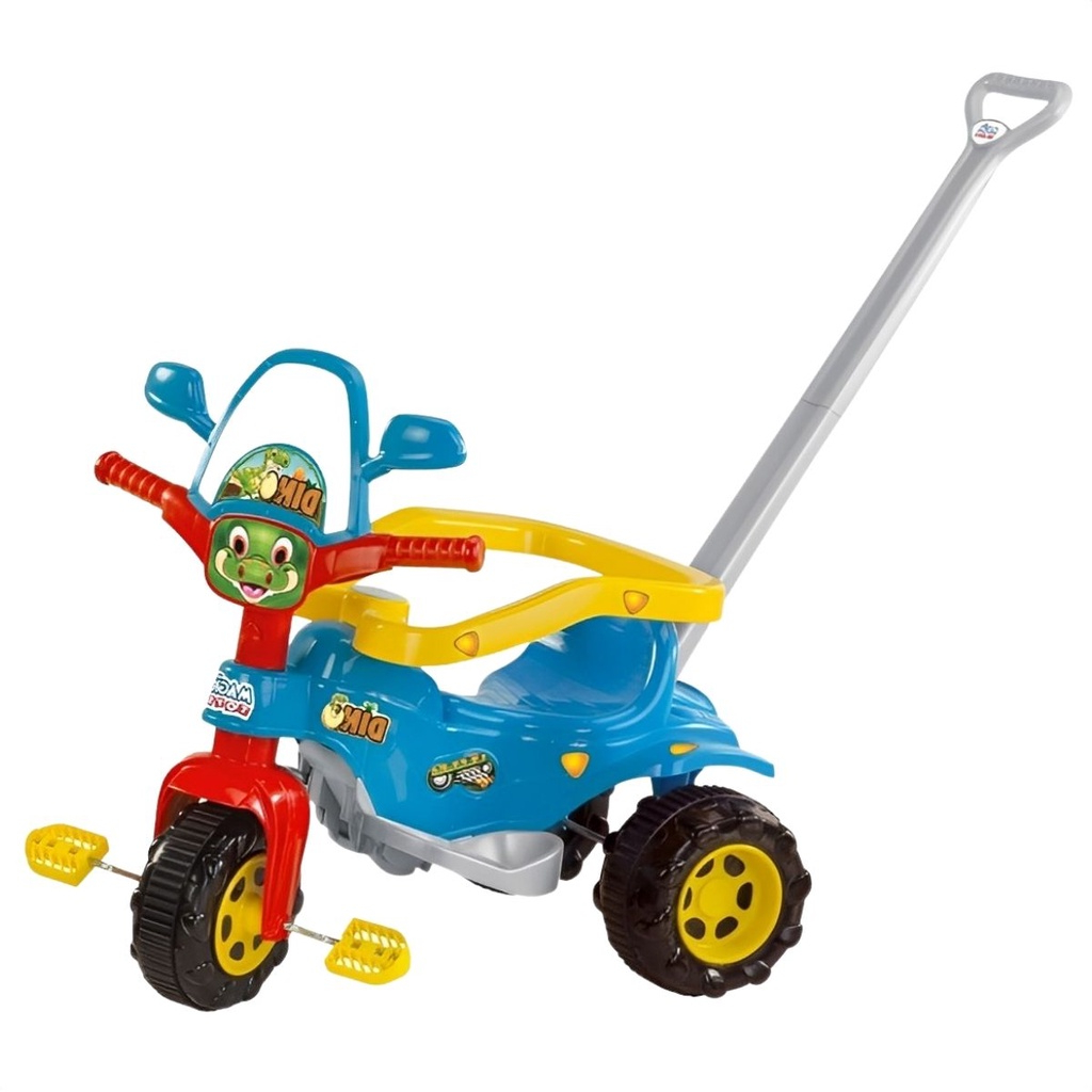 Triciclo Motinha Motoca Ultra Kids Azul/Amarelo : : Brinquedos  e Jogos