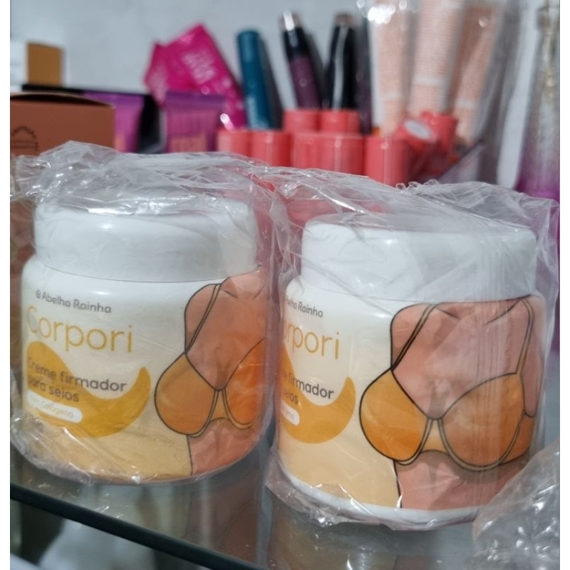 Kit 2 Corpori Creme Firmador Para Os Seios Com Colágeno Abelha Rainha 130g Shopee Brasil 4979