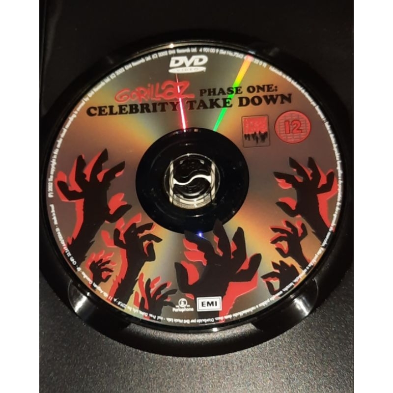 DVD duplo Gorillaz phase one celebrity take down originais 954