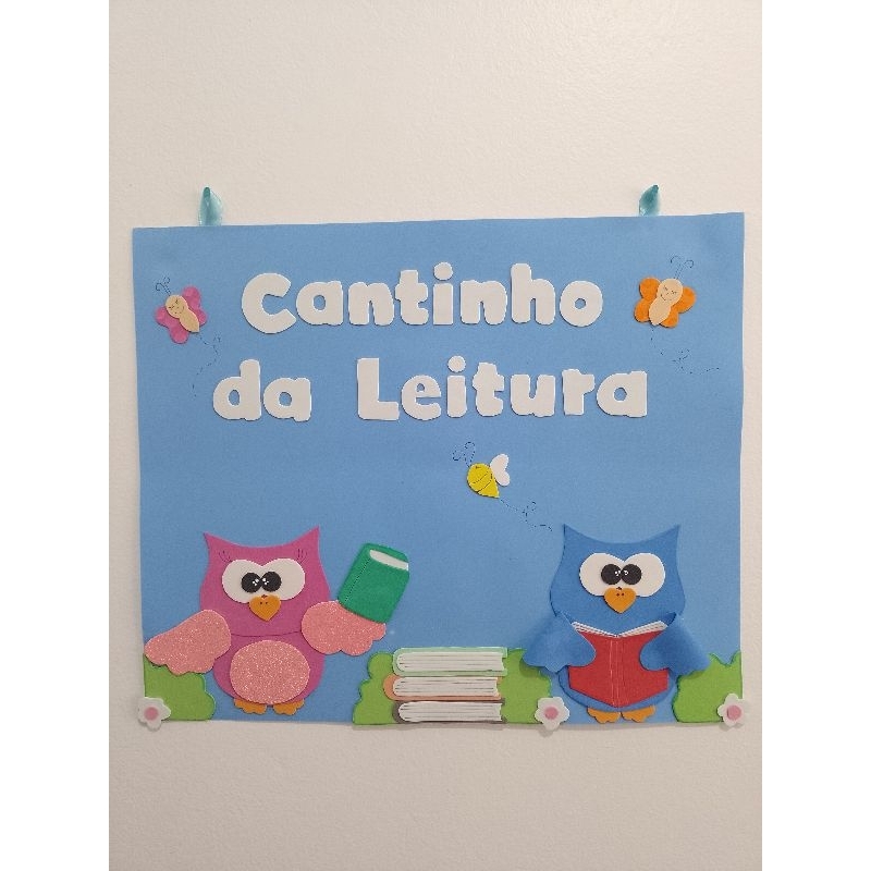 Painel Cantinho da Leitura sala de aula em EVA | Shopee Brasil