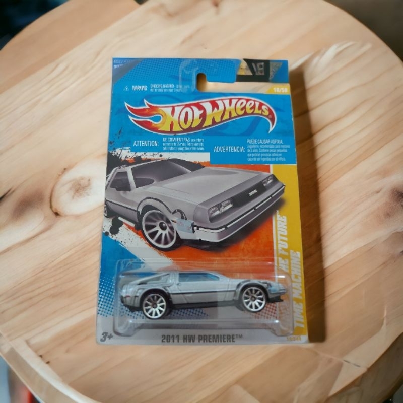 Hot Wheels 2011 HW Premiere Back to The Future Time Machine 2010 Novo Lacrado Shopee Brasil