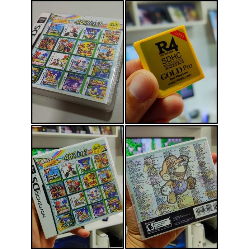 Jogos para Ds / 3ds - Cartão R4 Recheado de Jogos, Jogo de Videogame Nunca  Usado 85463167
